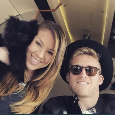 André Schürrle com a namorada Montana Yorke    https://vk.com/andreschurrle9